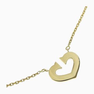 C Heart Necklace K18 Yellow Gold from Cartier