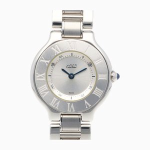 Stainless Steel & Quartz 1340 Must 21 Ladies' Watch from Cartier