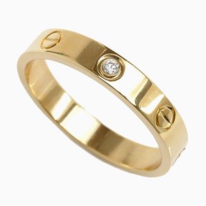 K18yg Gelbgold Love Ring B4056161 Diamant 61 5.2g von Cartier