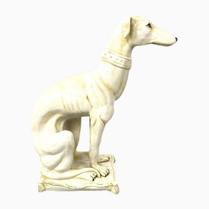 Ceramic Greyhound Sculpture, 1960s