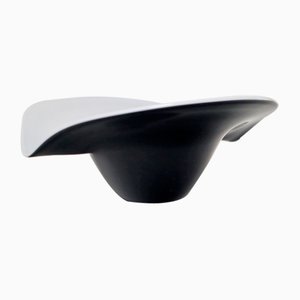 Black & White Murano Glass Bowl, 1960s