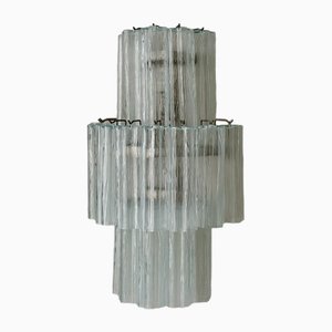 Lámparas de pared grandes de cristal de Murano. Juego de 2