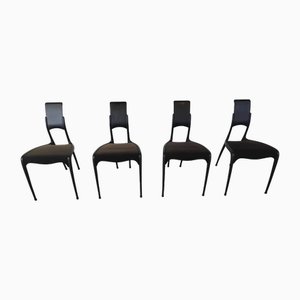 Carbon Fibre C06 Chairs by Pol Quadens, 1990s, Set of 4