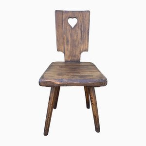 Chalet Stühle aus Holz, 1960er, 2er Set