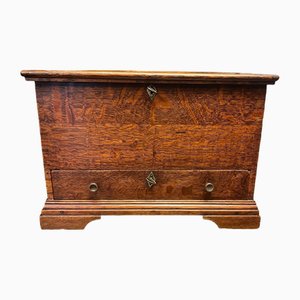 George III Oak Miniature Mule Chest, 1800s