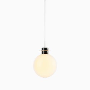 Nova Pendant Lamp in Brushed Brass and Glass by Ateliers Marine Breynaert