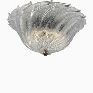 Mouth-Blown Murano Glass Ceiling Light by Barovier & Toso, Italy, 1970s