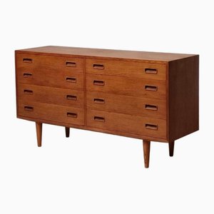 Scandinavian Oak Chest of Drawers by Carlo Jensen for Hundevad & Co., 1960s