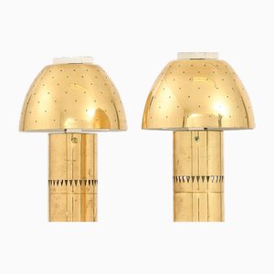 Table Lamps in Brass attributed to Hans-Agne Jakobsson, 1964, Set of 2