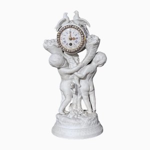 Reloj de porcelana francés de principios del siglo XIX