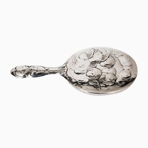Sterling Silver Cherub Hand Mirror from William Comyns & Sons., 1890s