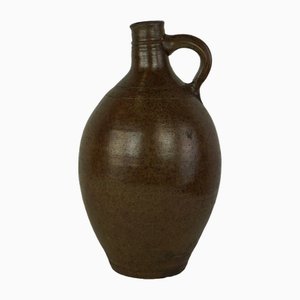 Brown Earthenware Jug with 1 Handle