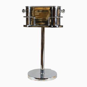 Art Deco Silver Plate Champagne Cooler Wine Stand