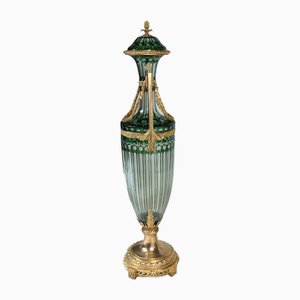 Empire French Crystal Glass Urn