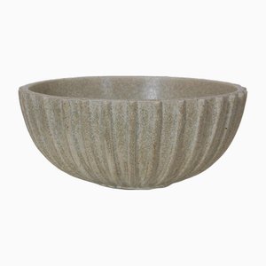 Green Stoneware Bowl by Arne Bang
