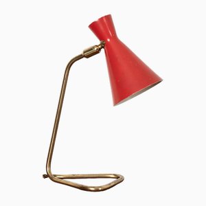 Lampada da scrivania vintage con paralume direzionale