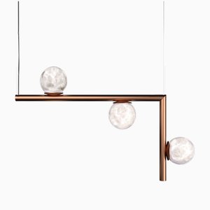 Ofione 2 Copper Pendant Lamp by Alabastro Italiano