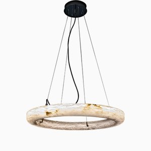 Ring 100 Pendant Lamp by United Alabaster