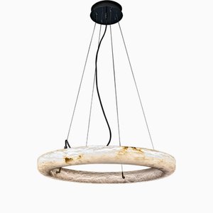 Lampe à Suspension Ring 64 par United Alabaster