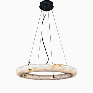 Ring 64 Pendant Lamp by United Alabaster