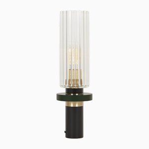 Alexandre Lamp in Brass and Glass by Marine Breynaert