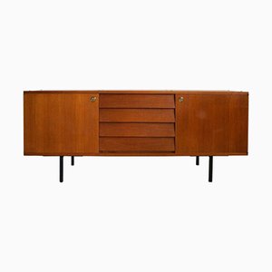 Credenza con maniglie in ottone, anni '50