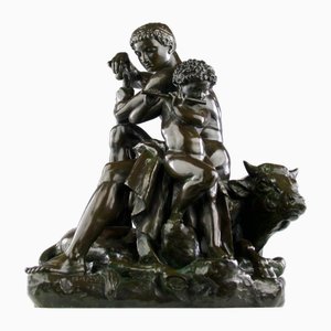 Antoine-Louis Barye / Leblanc-Barbedienne, Frieden, 1920er, Bronze