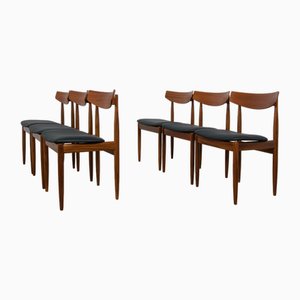 Mid-Century Dining Chairs in Teak by Ib Kofod Larsen for G-Plan, Great Britain, 1960s, Set of 6