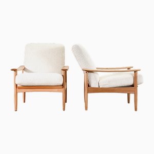 Set of Vintage Lounge Chairs by Guy Rogers, 1960s