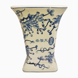 Antique Vase with Cobalt