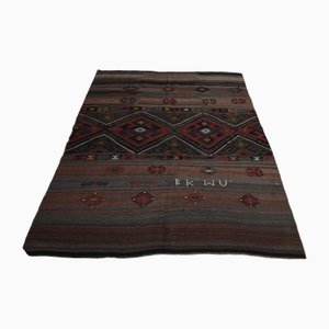 Vintage Turkish Brown Wool Rug, 1960s