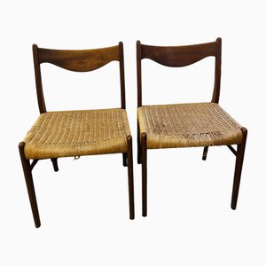 Dänische Mid-Century Stühle von Arne Wahl Iversen, 1960er, 2er Set