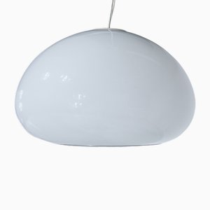 Plafonnier Noir et Blanc par Pier Giacomo & Achille Castiglioni pour Flos, 1970s