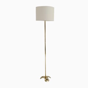 Mid-Century French Brass Floor Lamp, 1960