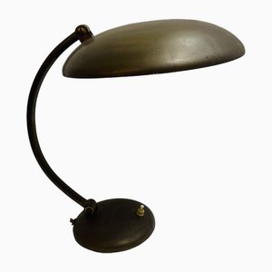 Adjustable Height Picture Brass Lamp, 1920s