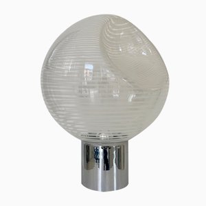 Lámpara de mesa Corba vintage de vidrio de Gino Vistosi para Vistosi, años 60