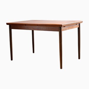 Danish Teak Dining Table with Extensions, 1960s