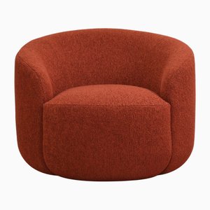 Cottonflower Armchair in Red Torri Lana Terracotta Fabric from Kabinet