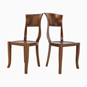 Set of Vintage Teak Chairs, 1980s