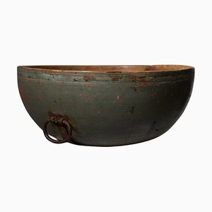 Large Antique Wooden Bowl