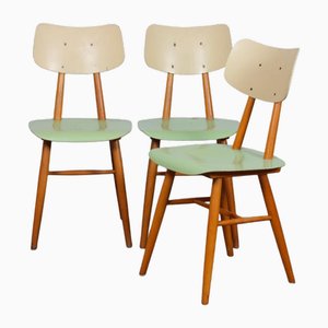 Chairs by Ton,1960s, Set of 3