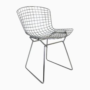 Sedia cromata di Harry Bertoia, anni '50