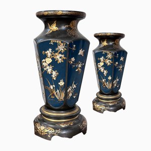 Japanese Vases, Late 19th Century, Set of 2