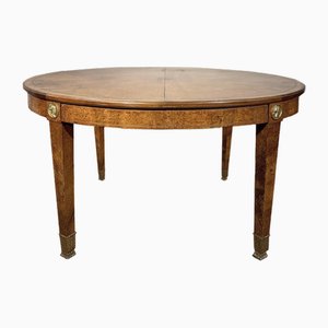Oval Table in Maple, Late 19th Century