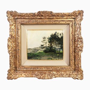 Edward Chappel, Landscape, Oil Painting, 1800, Framed