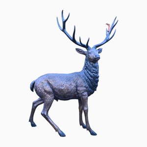 Large Bronze Stag Statue