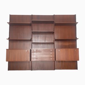 Librería modular vintage de madera