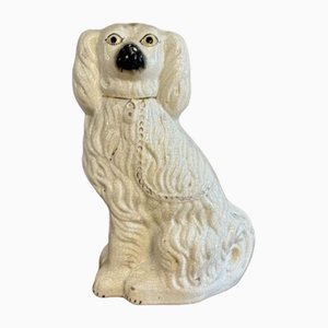 Large Antique Victorian Staffordshire Dog, 1880s