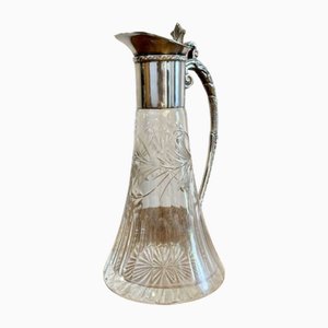 Antique Victorian Silver-Plated Claret Jug, 1880s