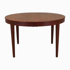 Table Ronde en Acajou, Danemark, 1970s